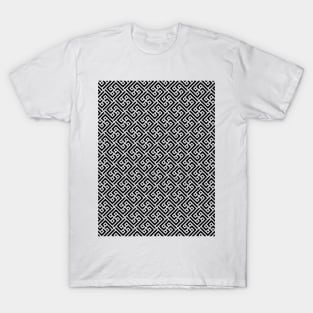 Sacred Geometry Sayagata Pattern T-Shirt